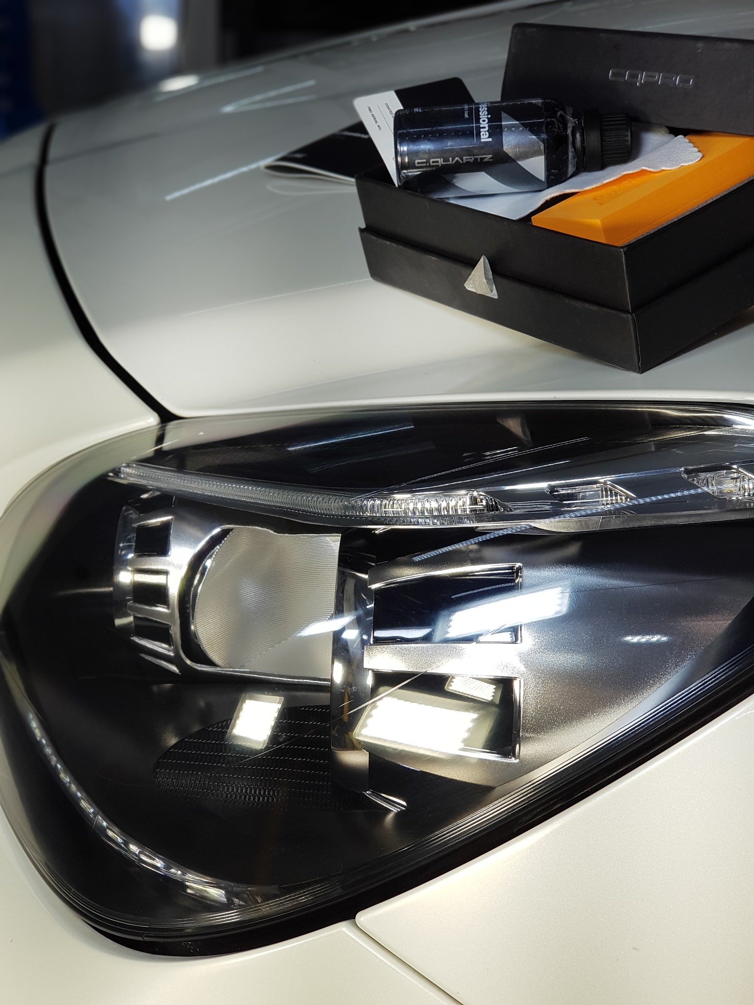 Detalj fara i CARPRO CQuartz keramičke zaštite